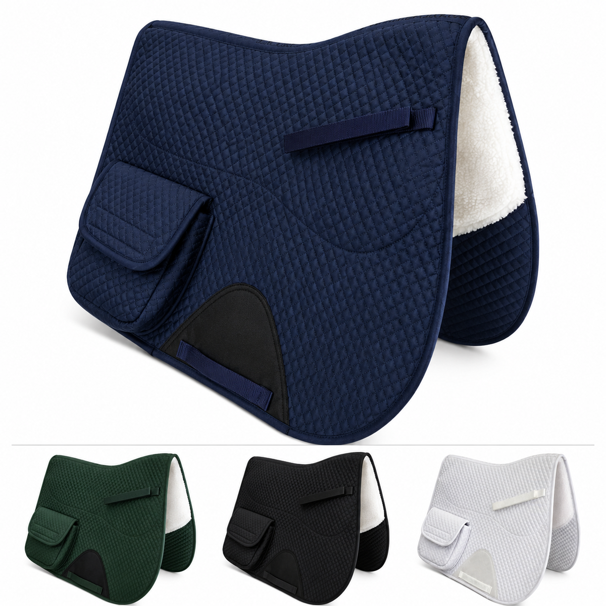 All Purpose English Saddle Pad with Pockets