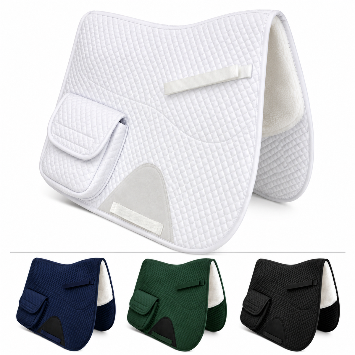 All Purpose English Saddle Pad with Pockets