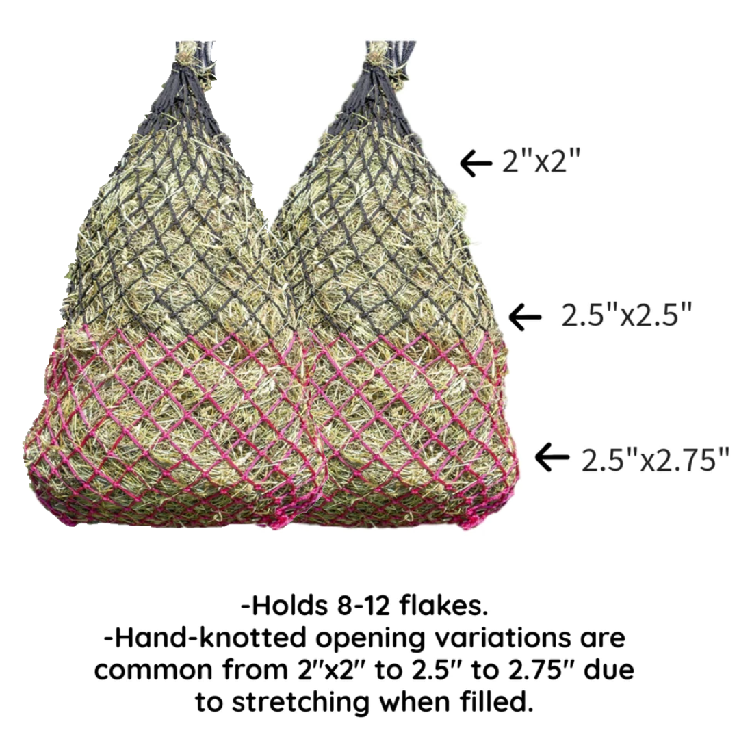 Soft Mesh Slow Feed Hay Nets, 56 in, Set of 2