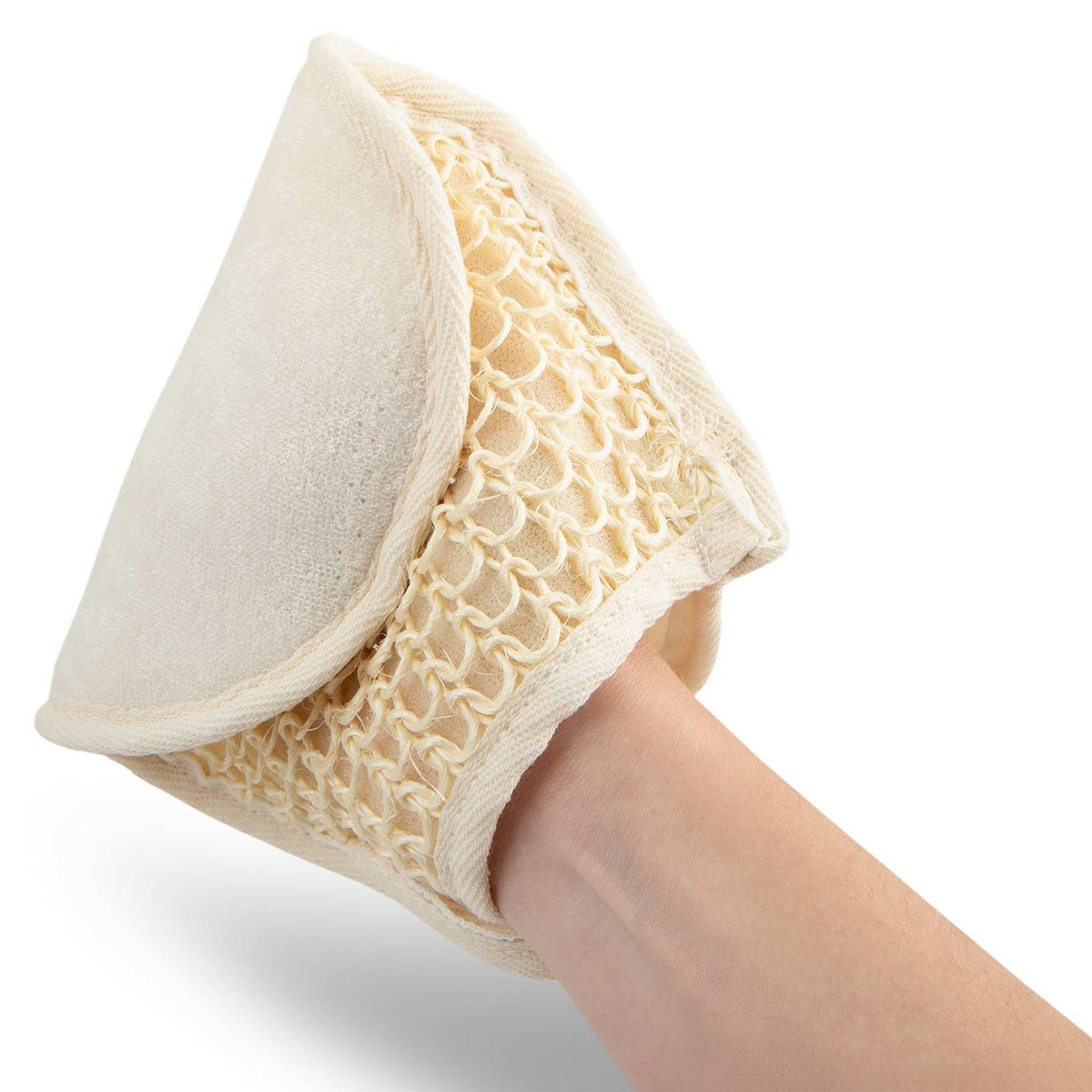 Jeffers Sisal and Microfiber Face Grooming Mitt