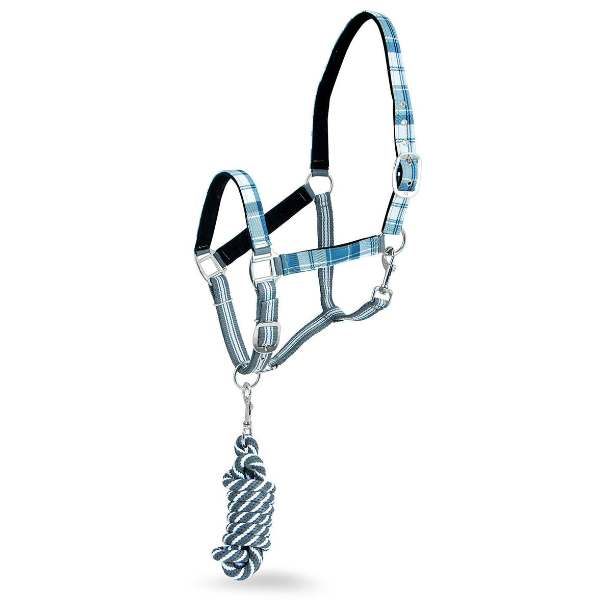 Jeffers Poplar Head Padded Halter and Matching Lead Set, Full