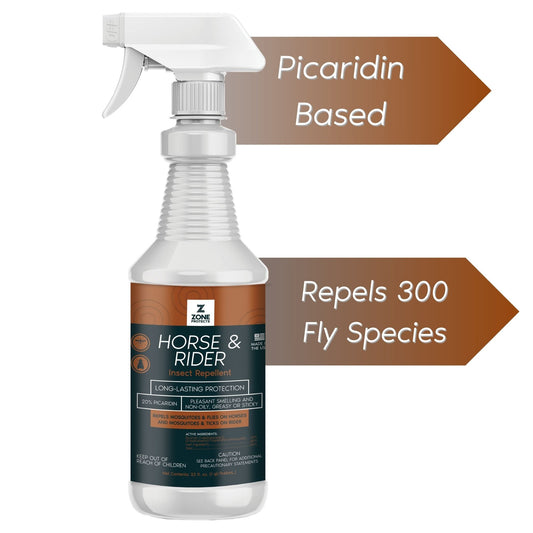 Zone Horse & Rider Fly Repellent, 32 oz Trigger Spray