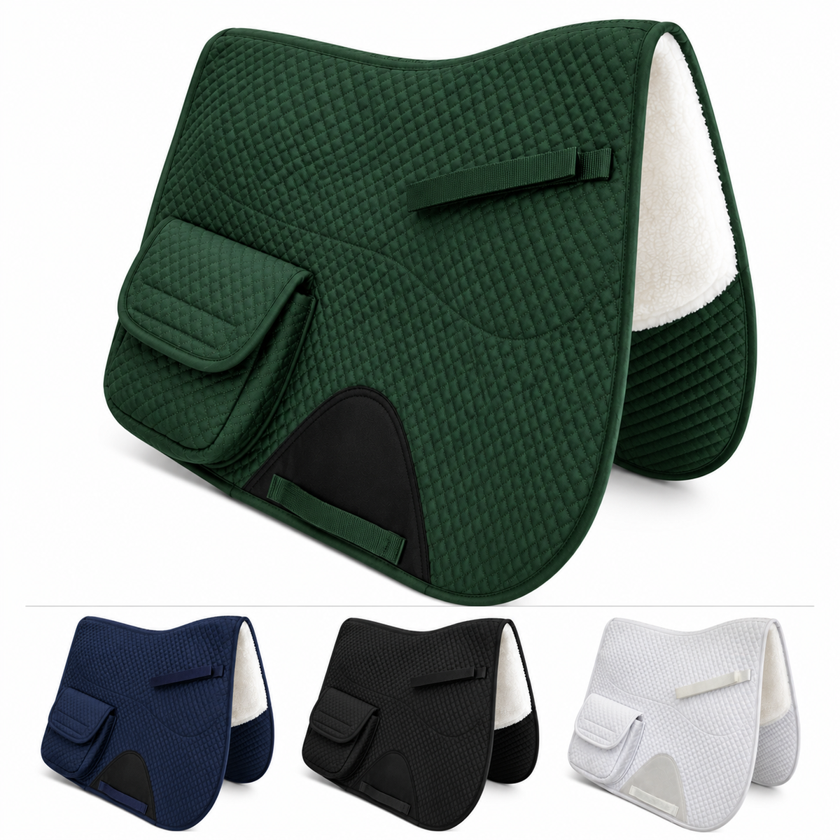 All Purpose English Saddle Pad with Pockets
