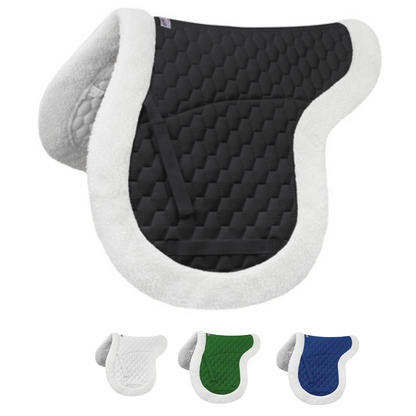 Fleece Padded Contour All Purpose English Saddle Pad