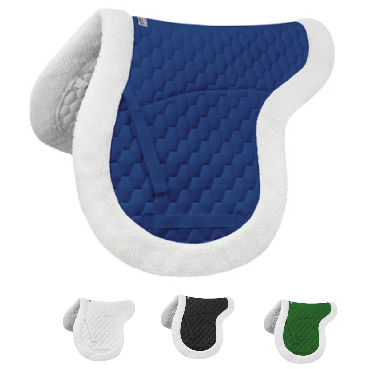 Fleece Padded Contour All Purpose English Saddle Pad