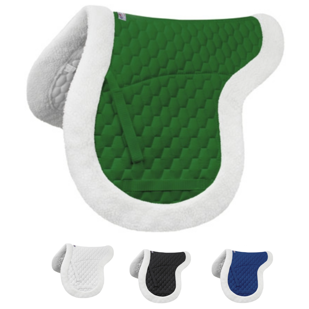 Fleece Padded Contour All Purpose English Saddle Pad