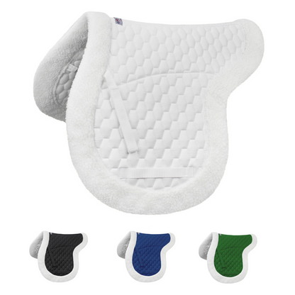 Fleece Padded Contour All Purpose English Saddle Pad