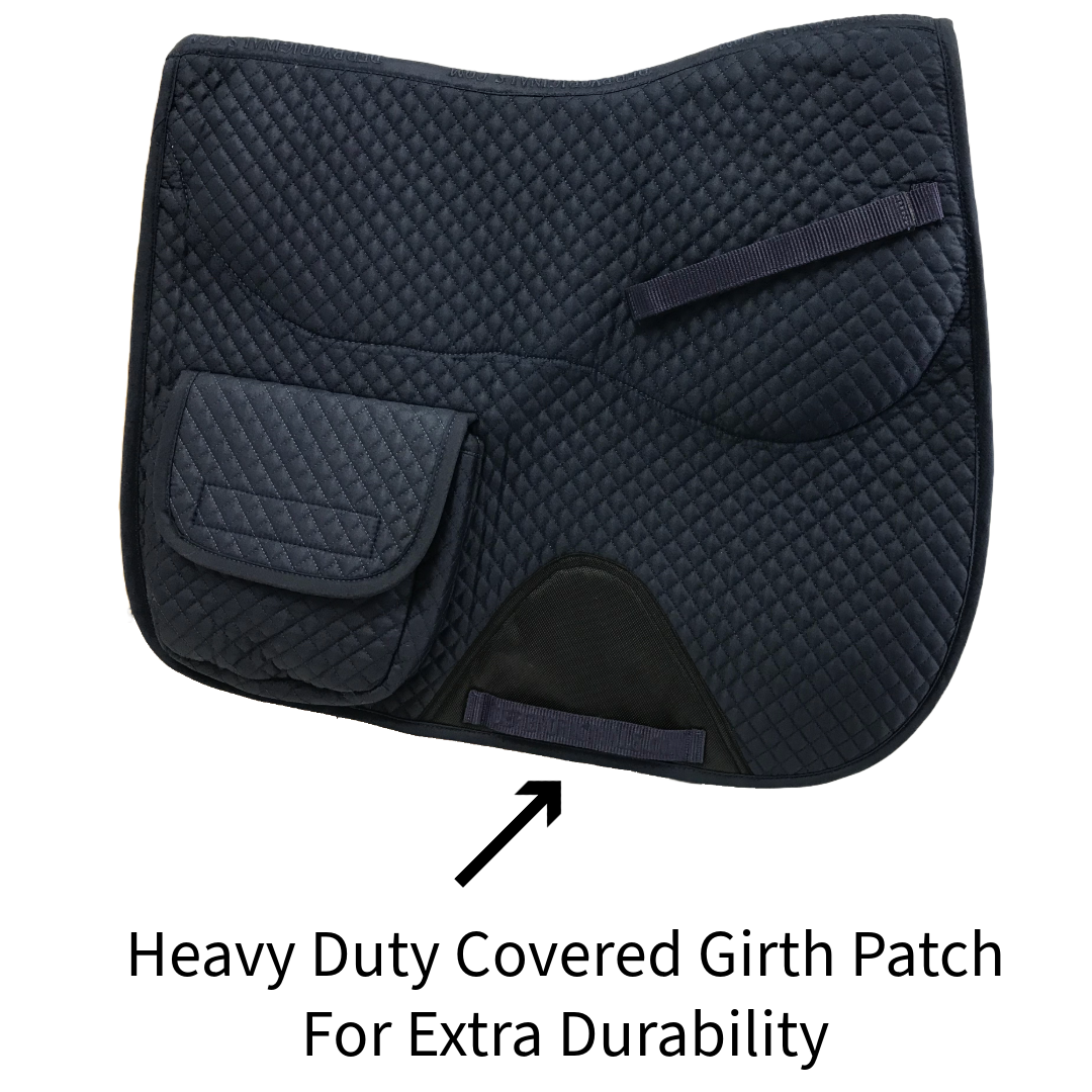 All Purpose English Saddle Pad with Pockets