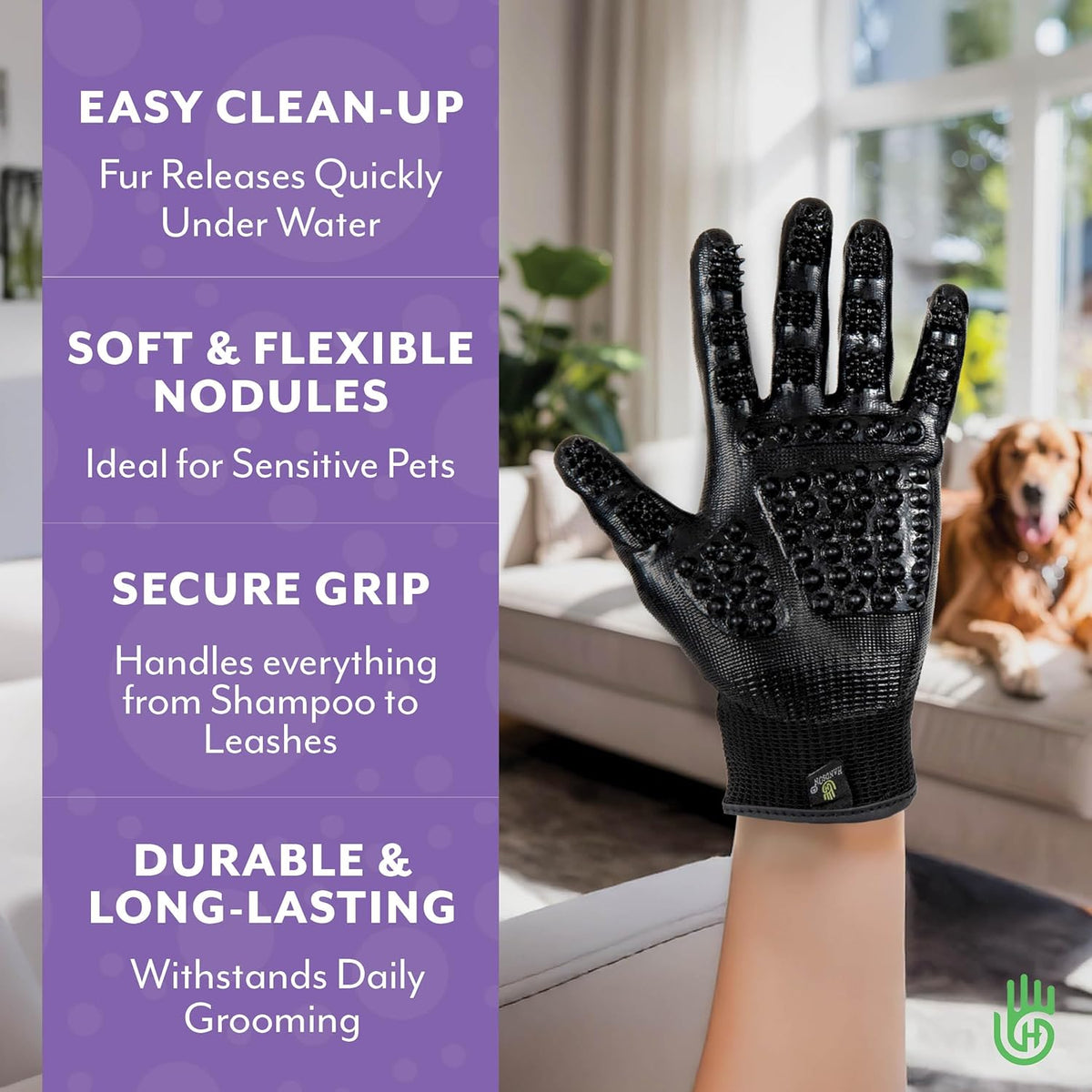 Davis Scruffy Horse Shampoo and HandsOn Gloves Bath Kit