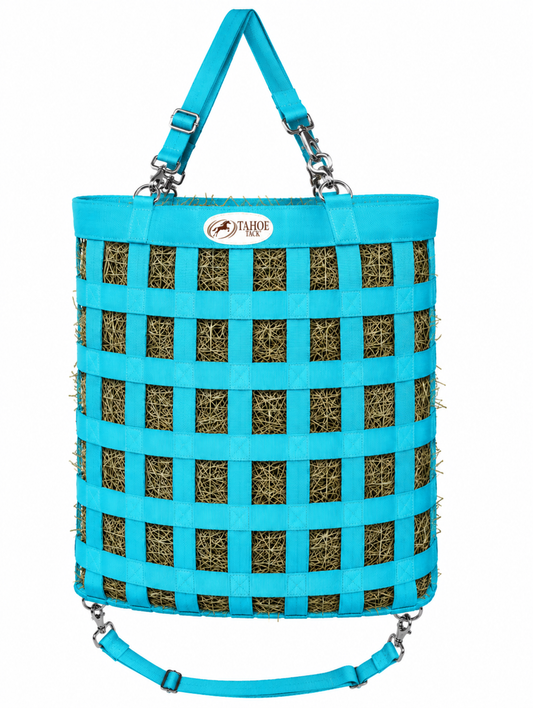 Tahoe Mini Slow Feed Hay Bag, 4 Sided, 2 in Openings