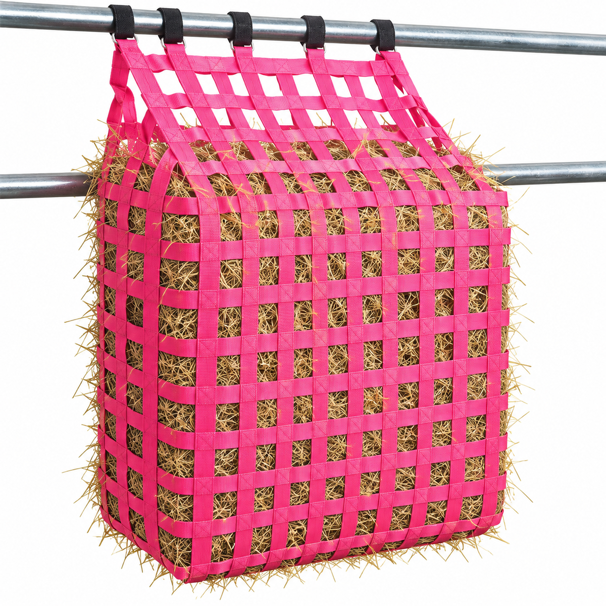 Gate Mount Slow Feed Hay Feeder, 2 in Openings