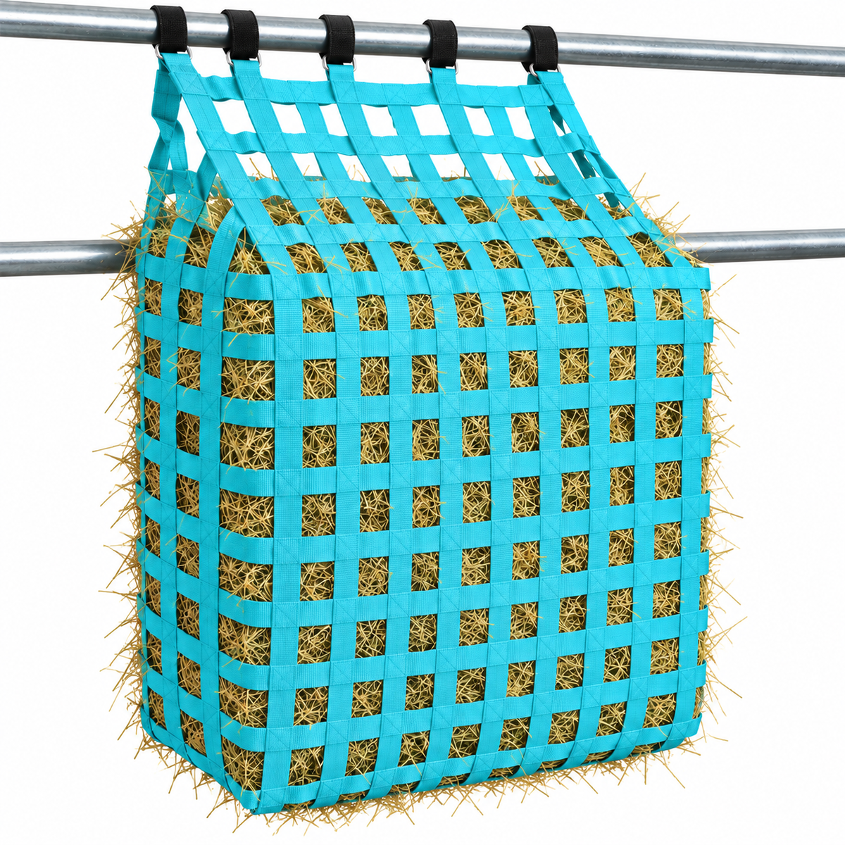 Gate Mount Slow Feed Hay Feeder, 2 in Openings
