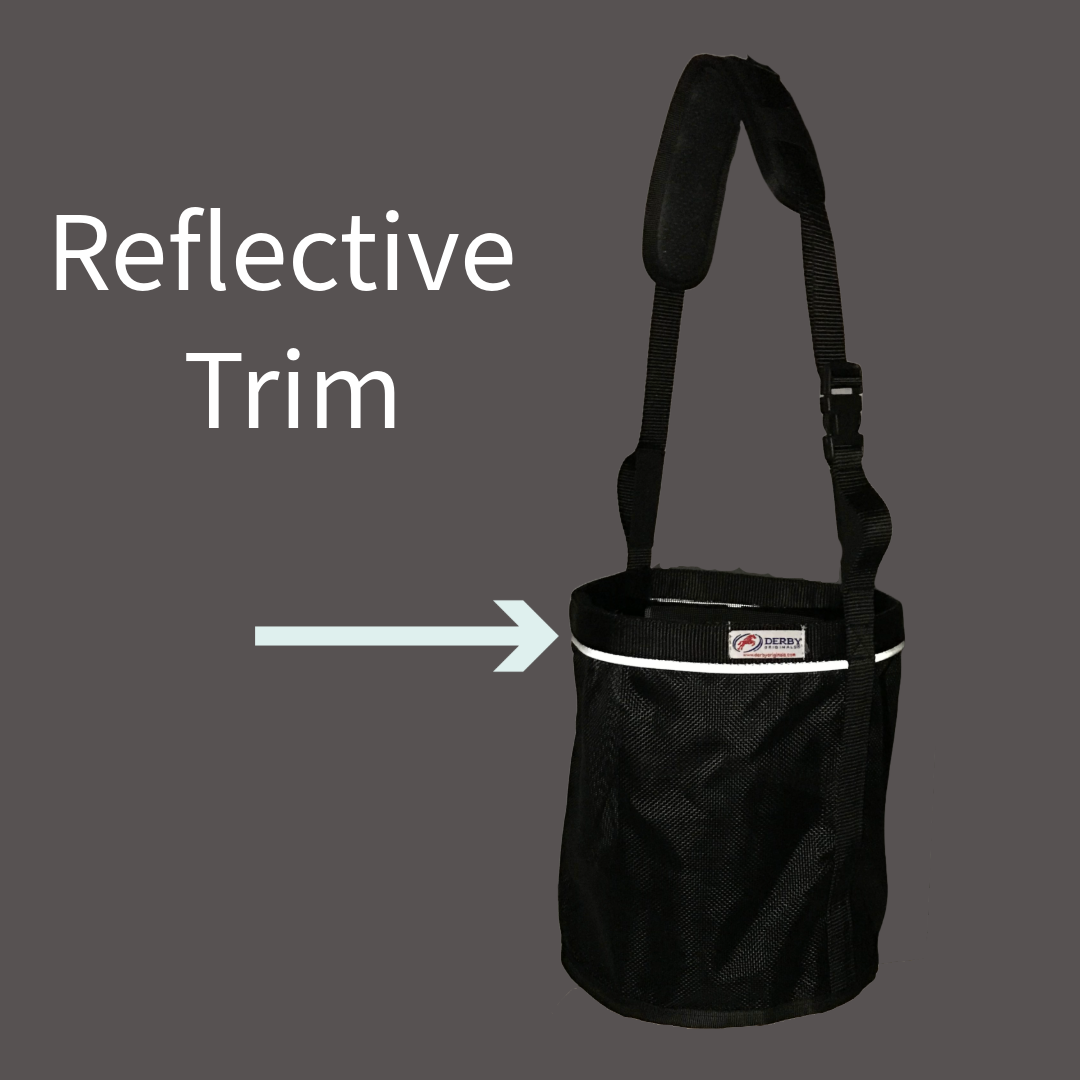 Breathable Mesh Feed Bag with Padded Noseband