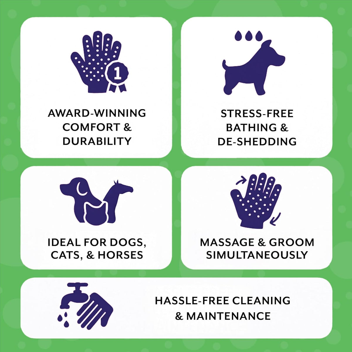 Davis Scruffy Horse Shampoo and HandsOn Gloves Bath Kit