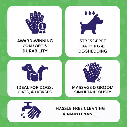 Davis Scruffy Horse Shampoo and HandsOn Gloves Bath Kit