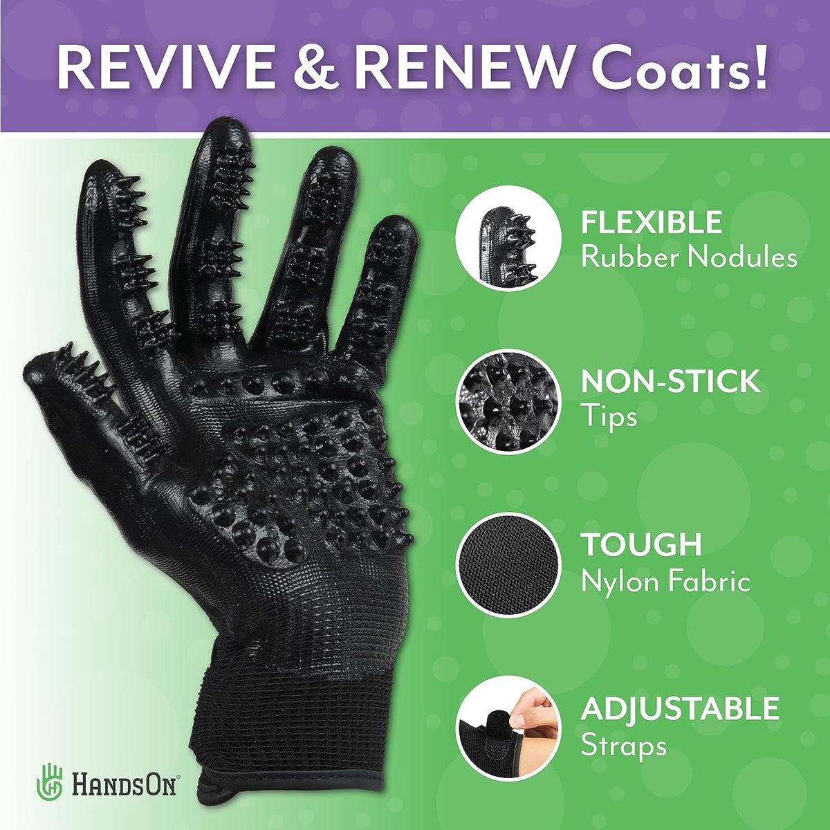 HandsOn Grooming Gloves