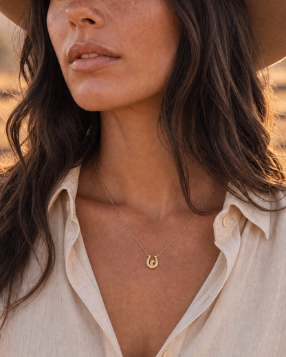 Horse Girl at Heart Horseshoe Necklace by Alex and Ani