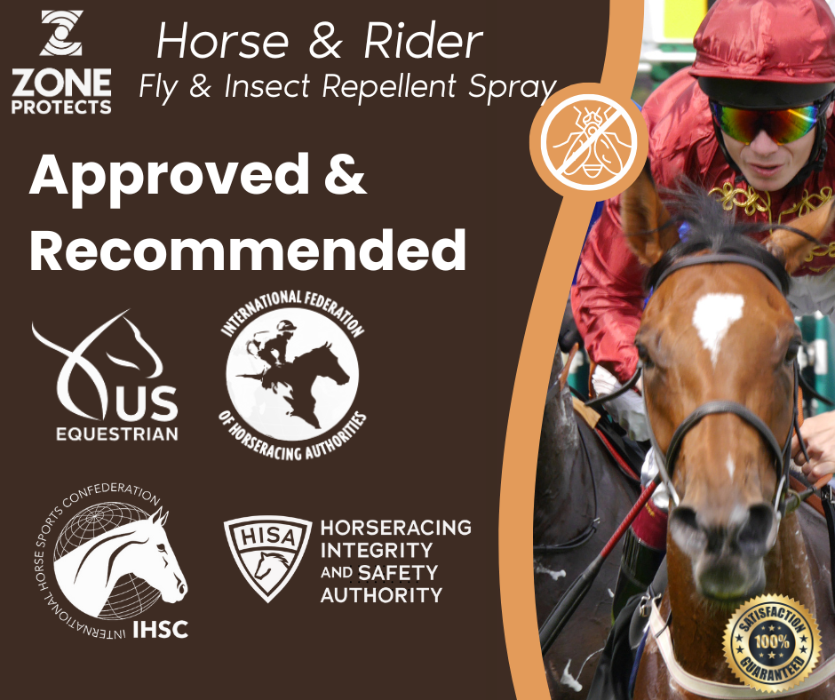 Zone Horse & Rider Fly Repellent, 32 oz Spray plus 32 oz Refill