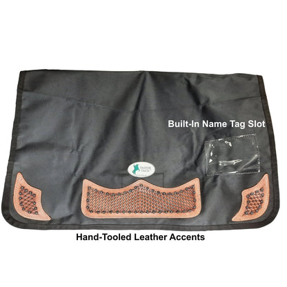 Durango Horse Blanket Storage Bag with Tooled Leather Corners
