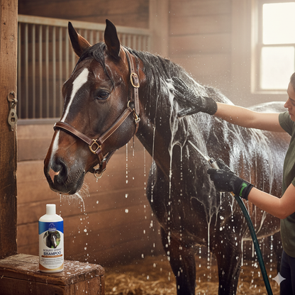 Davis Scruffy Horse Shampoo and HandsOn Gloves Bath Kit