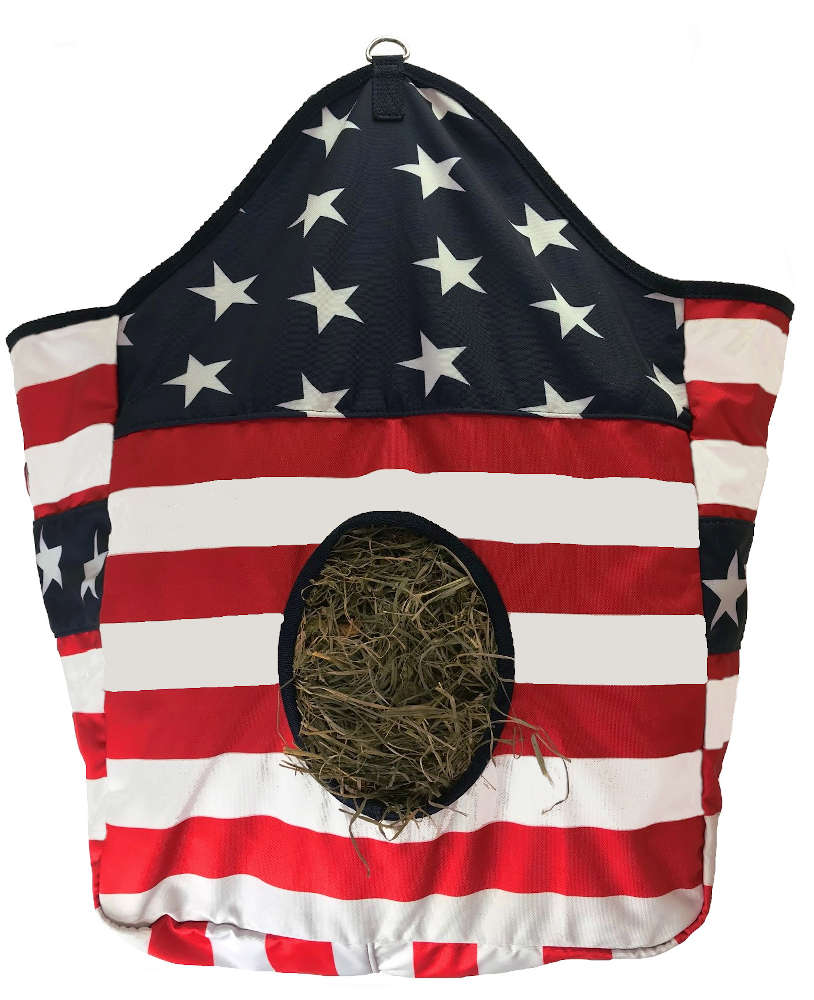 Large Patriotic Hay Bag, 1200D Nylon