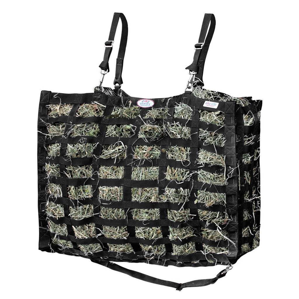 4 Sided Slow Feeder Hay Bag, 1 Bale, 3.5 x 1.75 in Openings