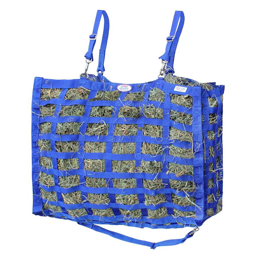 4 Sided Slow Feeder Hay Bag, 1 Bale, 3.5 x 1.75 in Openings
