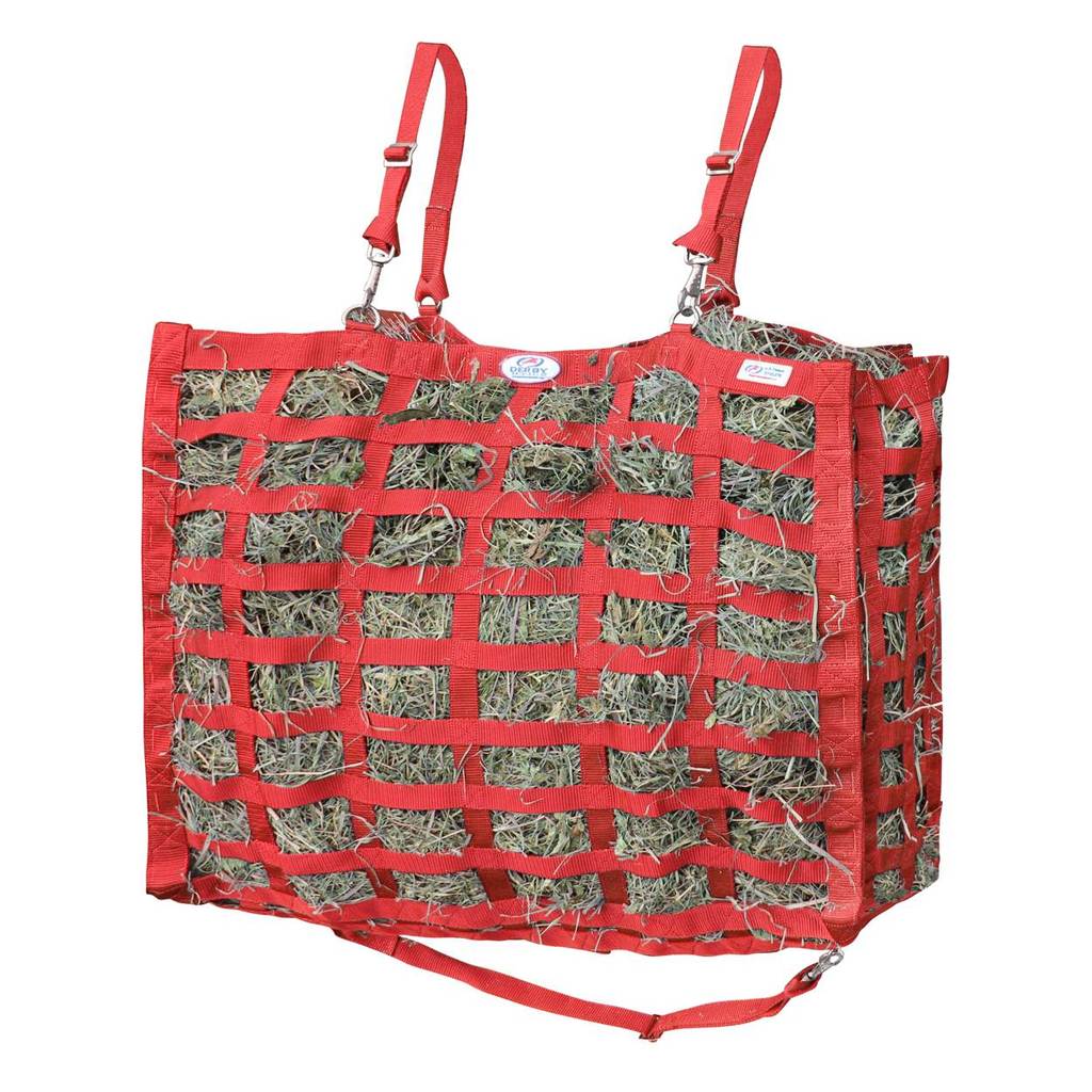 4 Sided Slow Feeder Hay Bag, 1 Bale, 3.5 x 1.75 in Openings