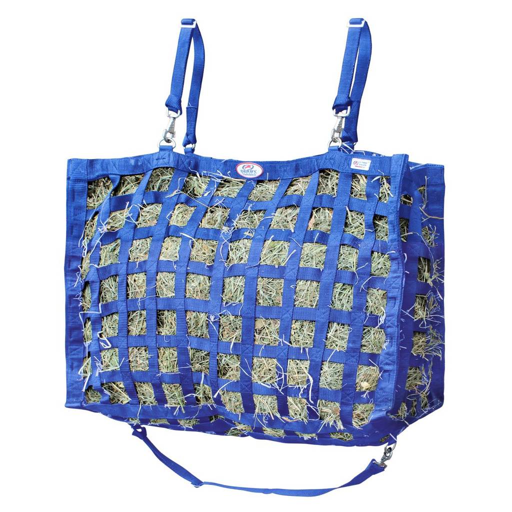 4 Sided Slow Feeder Hay Bag, 1 Bale, 2 in Openings