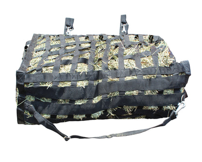 4 Sided Slow Feeder Hay Bag, 1 Bale, 2 in Openings