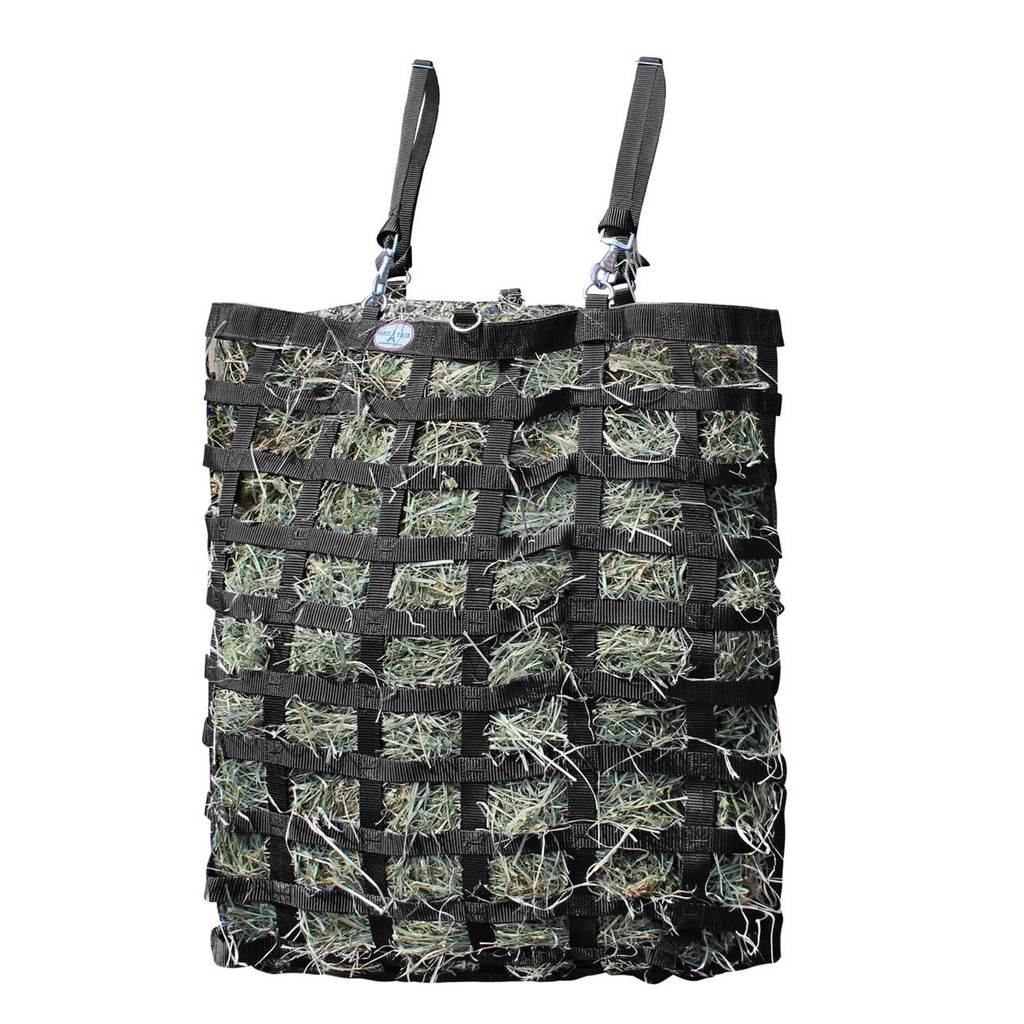 3 Sided Slow Feeder Hay Bag, 3 x 2 in Openings