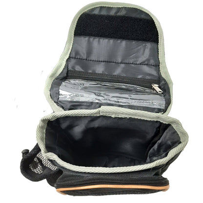 Padded Saddle Horn Bag with Tooled Leather