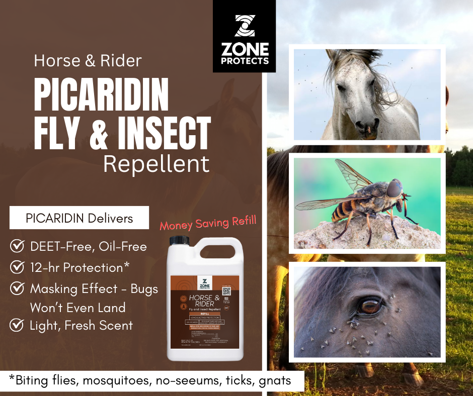 Zone Horse & Rider Fly Repellent, Gallon Refill