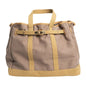 Canvas Barn Tote with Gold Hardware, Tan
