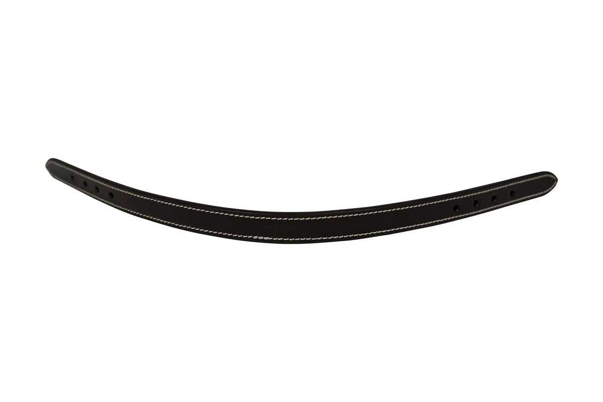 Huntley Equestrian Triple Stitched Leather Halter Replacement Crown
