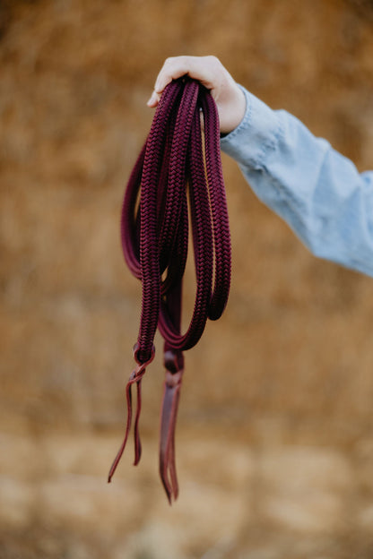 Andrea Equine 10 ft Loop Reins, Hand Spliced
