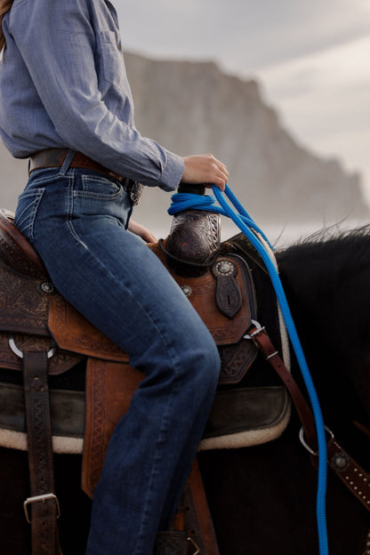 Andrea Equine 22 ft Mecate Reins, Hand Spliced