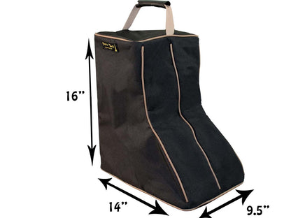 Open Back Western Boot Bag, 3 Layer Padded