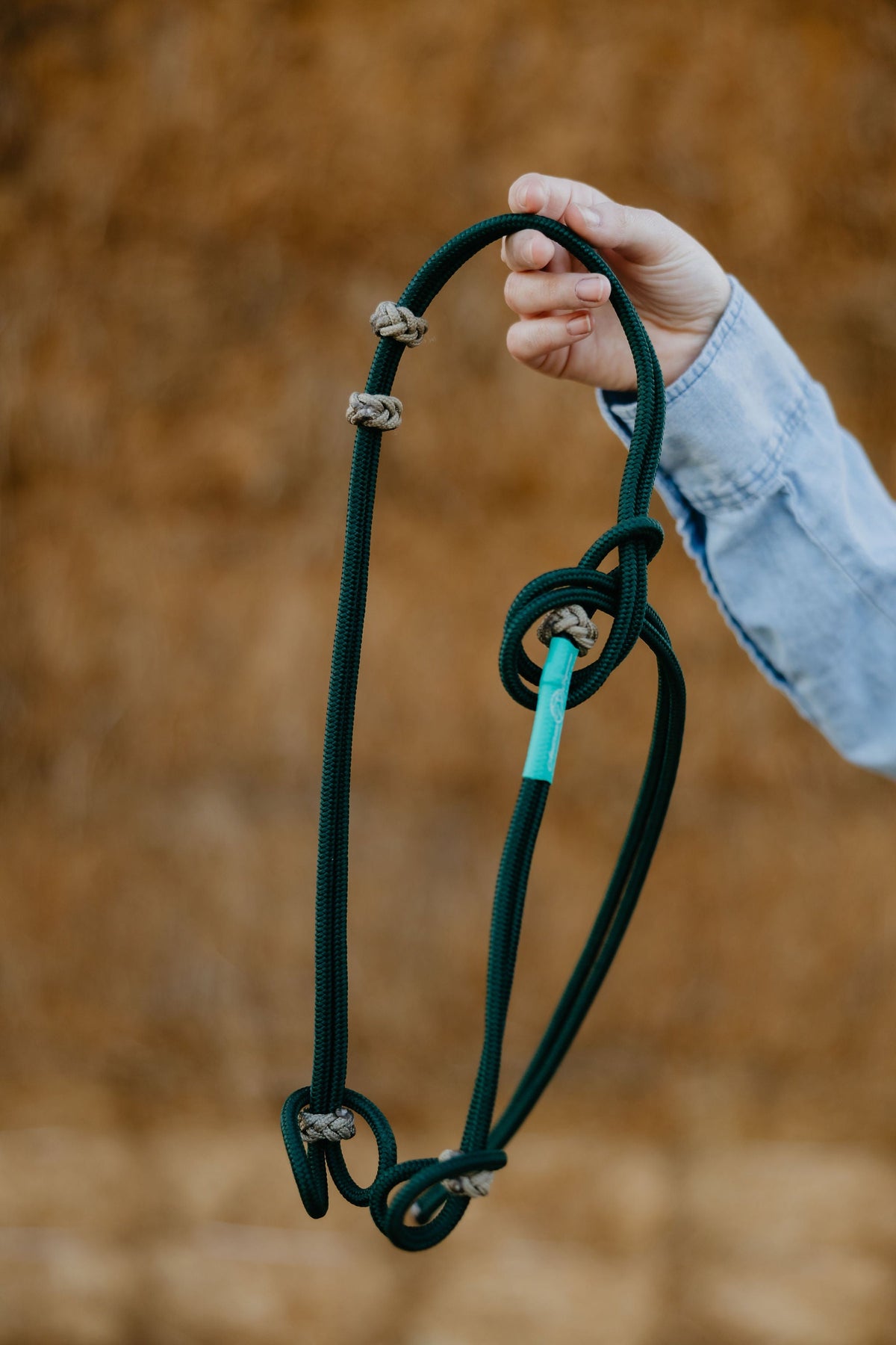 Stiff Rope Headstall, One Ear or Open Ear