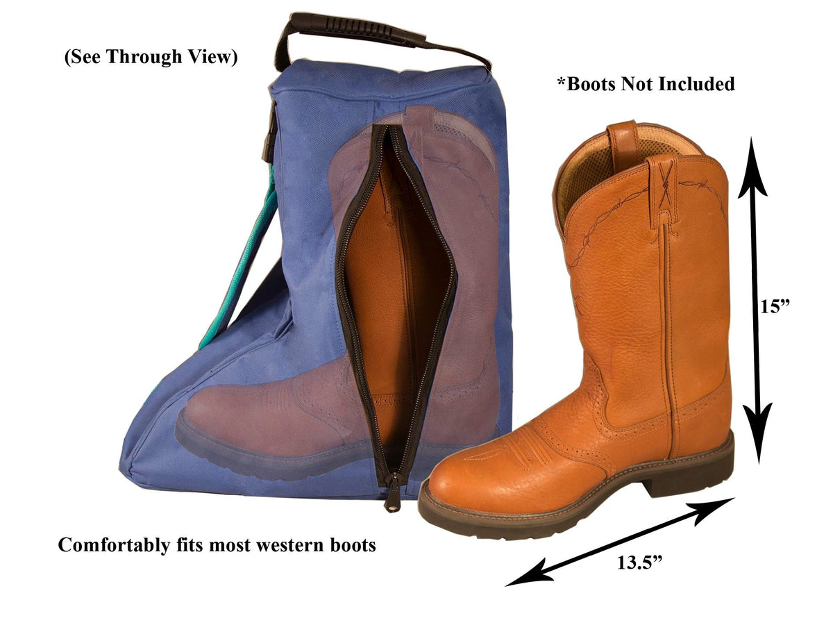 Padded Western Boot Bag, 3 Layer