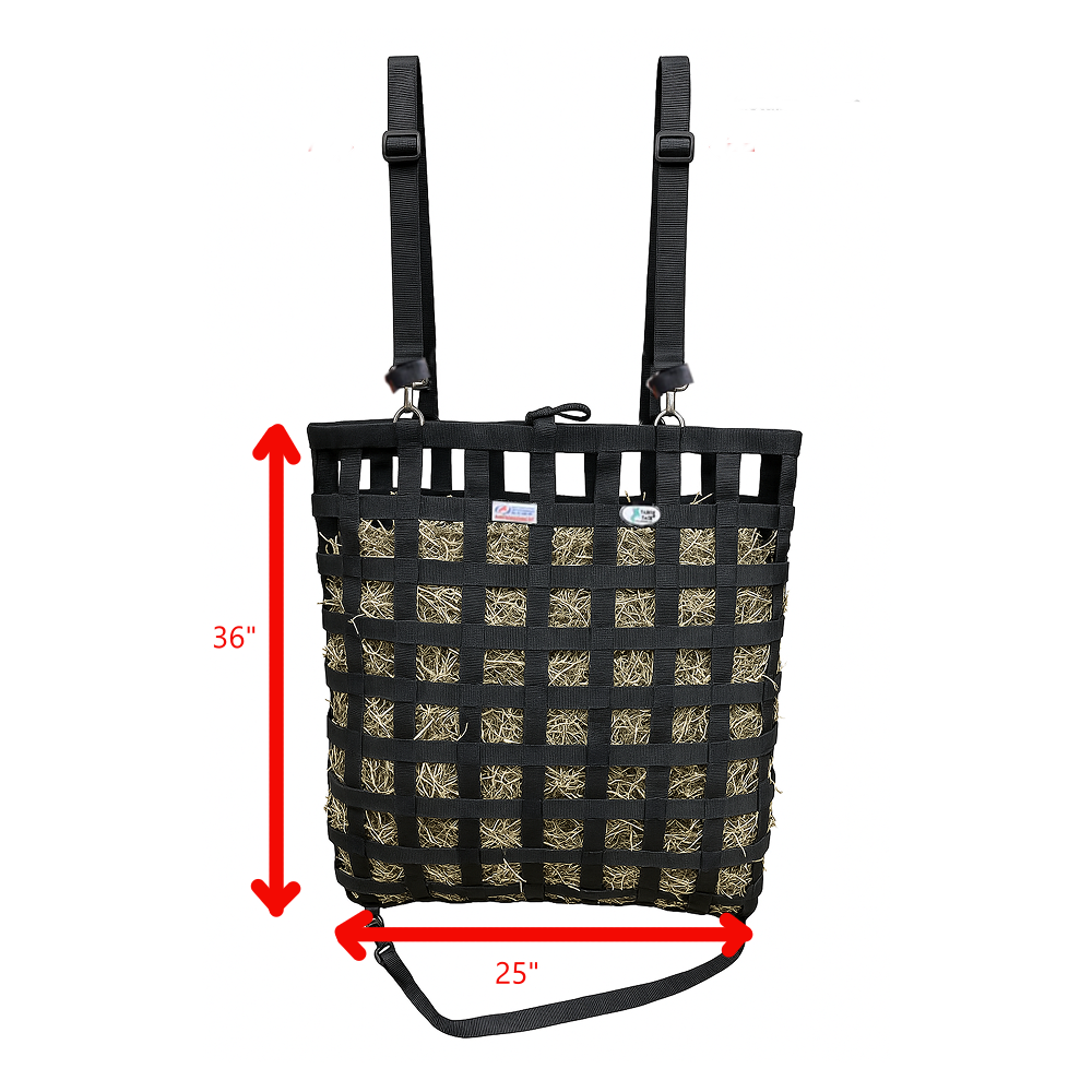 Tahoe 4 Sided Slow Feed Hay Bag, 2 in Openings, Holds 4 Flakes