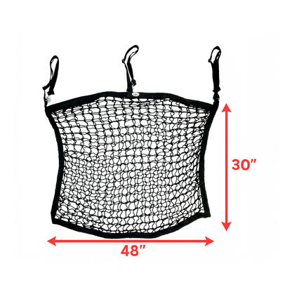 Paris Tack XL Knotless Slow Feed Hay Net, 48 x 30 in, 2 in Openings