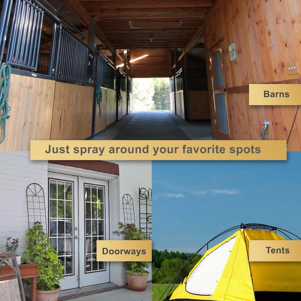 Insecticide and Repellent Fly Spray for Horses and Dogs