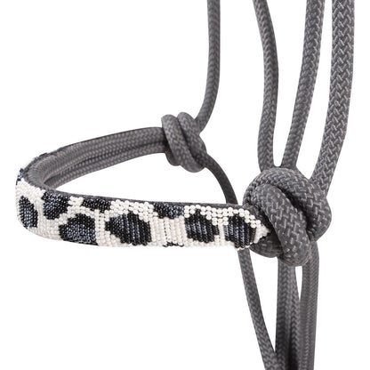 Cashel Beaded Rope Halter with 9 ft Lead