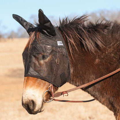 Cashel Quiet Ride Fly Mask with Ears for Mules and Donkeys