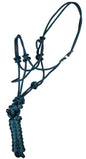 Jeffers Easy On Rope Halter with 8 ft Lead