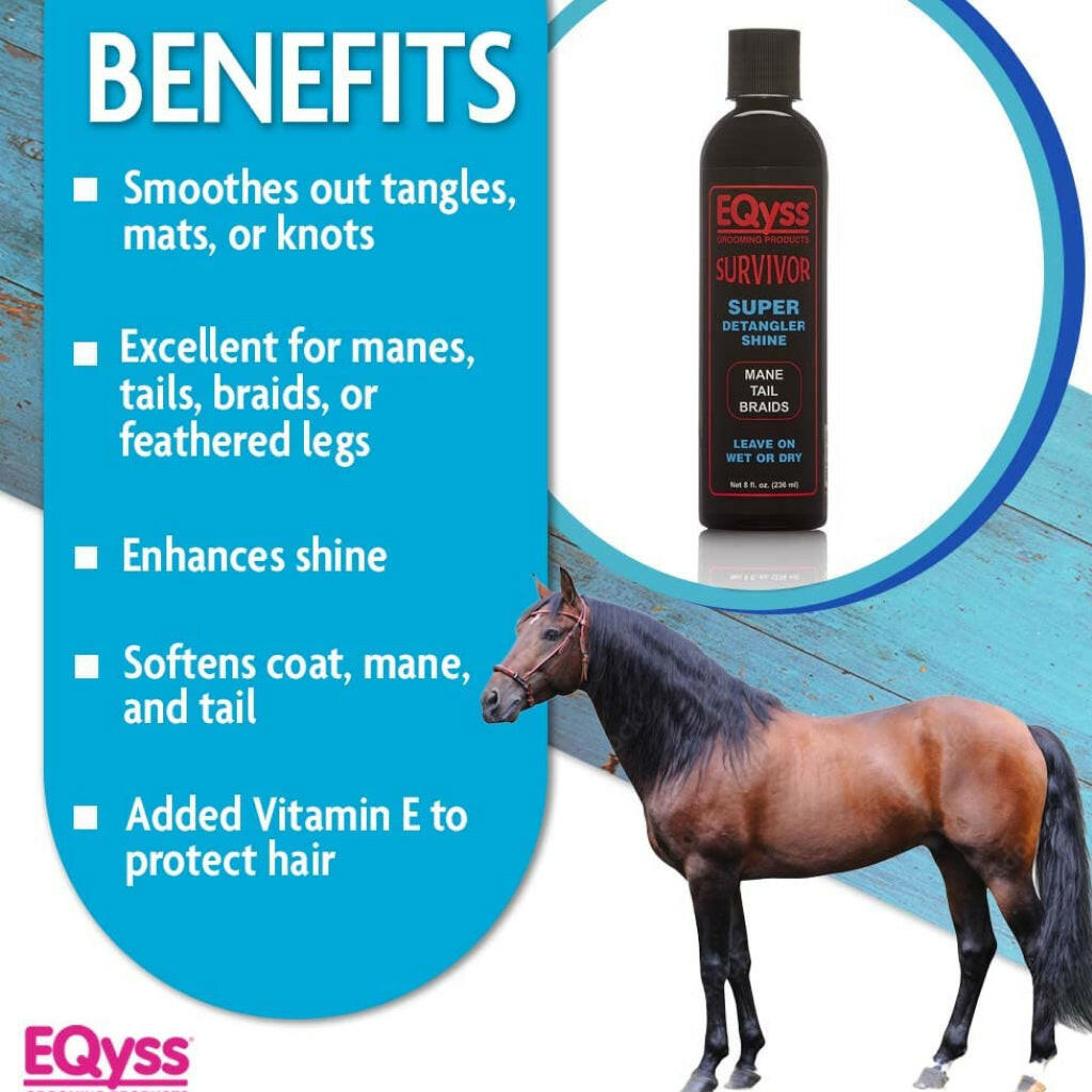 EQyss Survivor Super Detangler and Shine, 8 oz