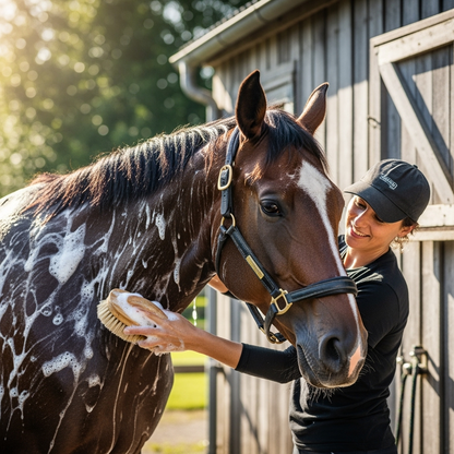 Davis Scruffy Horse Shampoo and HandsOn Gloves Bath Kit