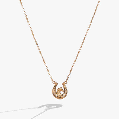 Horse Girl at Heart Horseshoe Necklace by Alex and Ani