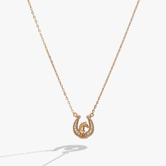 Horse Girl at Heart Horseshoe Necklace by Alex and Ani